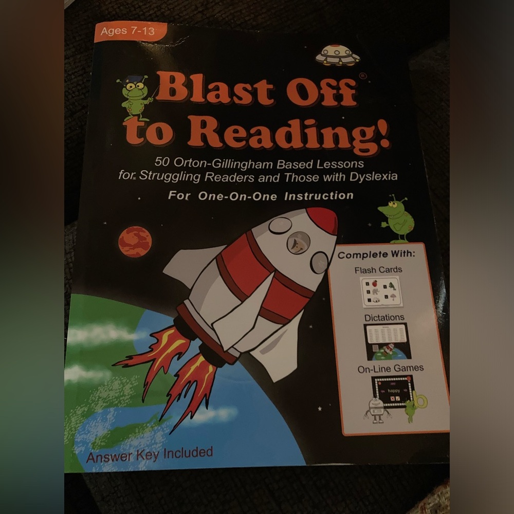 Blast Off to Reading! Reading Lesson book